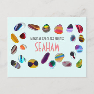 Carte postale Seaham Seaglass Multis