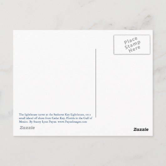 Carte postale Seahorse Key Lighthouse (Dos)