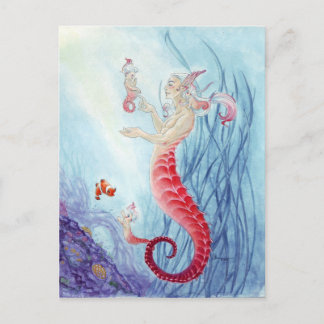 Carte Postale Seahorse merbabies !