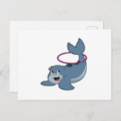 Carte Postale Seal at Fitness with Fitness tires.PNG (Devant / Derrière)