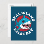 Carte Postale Seal Island False Bay - Plongée sous-marine avec r (Devant / Derrière)