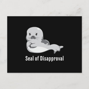 Carte Postale Seal Lover Vie marine Animal Seals Seals Idée cade