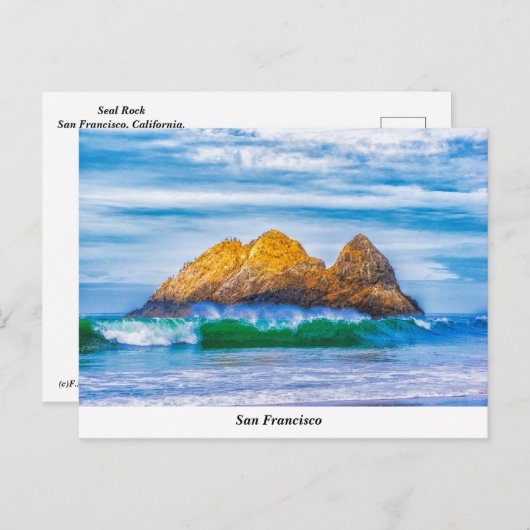 Carte postale Seal Rock (Devant / Derrière)