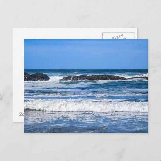 Carte Postale Seal Rock Côte de l'Oregon Sur Océan Pacifique (Devant / Derrière)