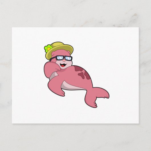 Carte Postale Seal with Glasses.PNG (Devant)