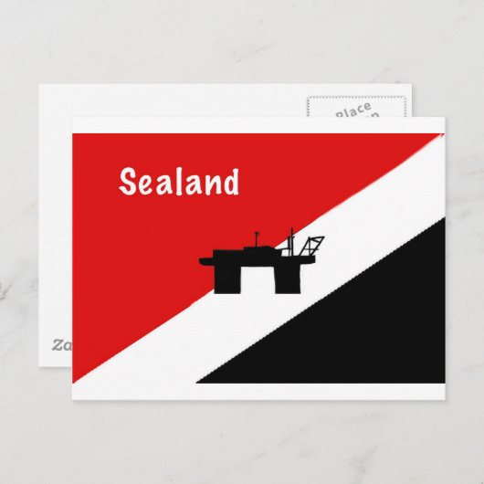Carte Postale Sealand (Devant / Derrière)