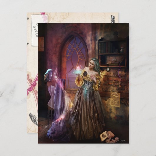 Carte postale Seamstress (Devant / Derrière)