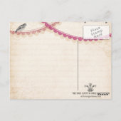 Carte postale Seamstress (Dos)