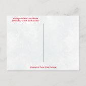 Carte Postale Seas n Salutations de Hilton Head Island Christmas (Dos)