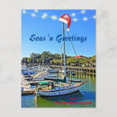 Carte Postale Seas n Salutations de Hilton Head Island Christmas (Devant)