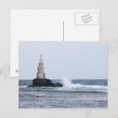 Carte Postale Seascap with lighthouse (Devant / Derrière)