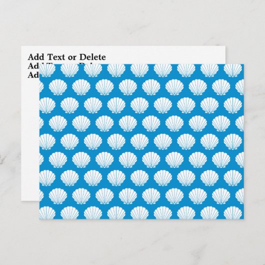 Carte postale Seashell - SRF (Devant / Derrière)