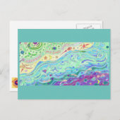 Carte postale Seashore Art (Devant / Derrière)