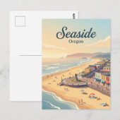 Carte Postale Seaside, Oregon (Devant / Derrière)
