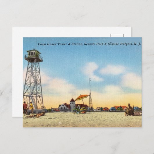 Carte Postale Seaside Park et Seaside Heights, New Jersey (Devant / Derrière)