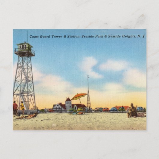 Carte Postale Seaside Park et Seaside Heights, New Jersey (Devant)