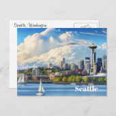 Carte postale Seattle (Devant / Derrière)