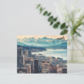 carte postale seattle (Debout devant)