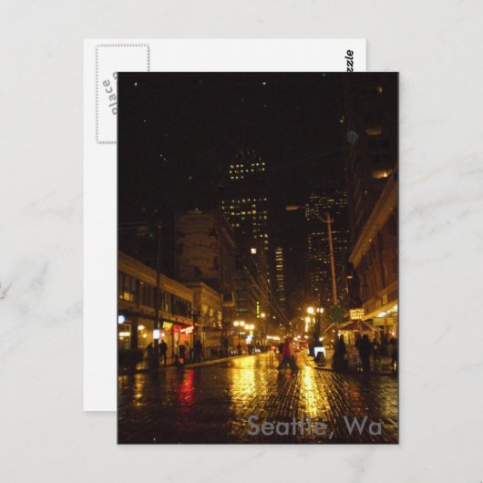 Carte postale Seattle (Devant / Derrière)