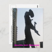 Carte Postale Seattle Art Museum - Hammering Man (Devant / Derrière)