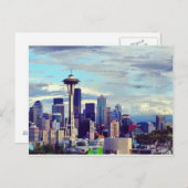 Carte Postale Seattle City (Devant / Derrière)