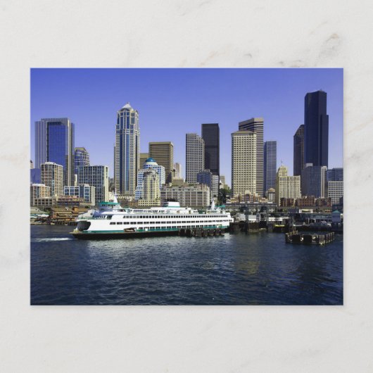 Carte Postale Seattle Ferry État de Washington (Devant)
