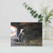 Carte postale Seattle Fremont Troll #2 (Debout devant)