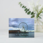 Carte postale Seattle Great Wheel #2 (Debout devant)