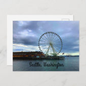 Carte postale Seattle Great Wheel #2 (Devant / Derrière)