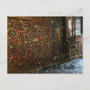 Carte postale Seattle Gum Wall #1