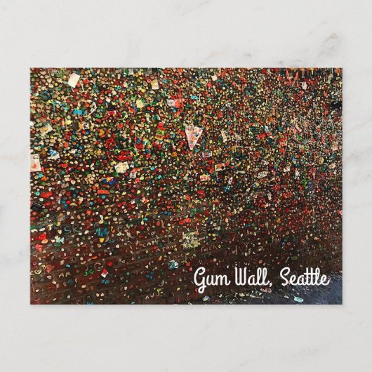 Carte postale Seattle Gum Wall #3 (Devant)