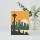 CARTE POSTALE SEATTLE N° 1 (Debout devant)