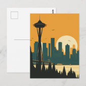 CARTE POSTALE SEATTLE N° 1 (Devant / Derrière)