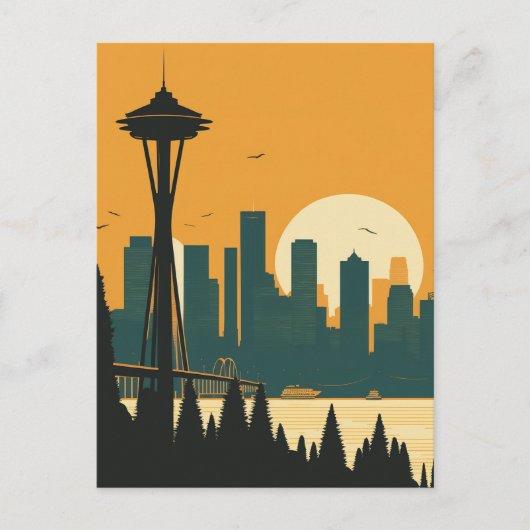 CARTE POSTALE SEATTLE N° 1 (Devant)