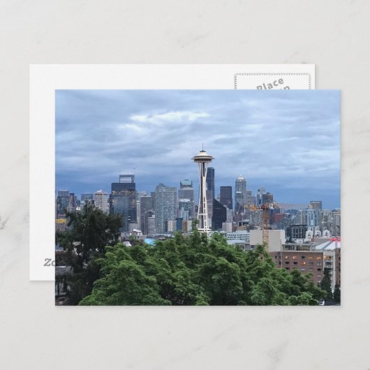 Carte Postale Seattle Skyline (Devant / Derrière)