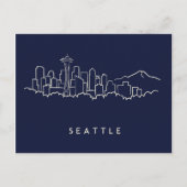 Carte Postale Seattle Skyline (Devant)