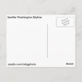 Carte Postale Seattle Skyline (Dos)