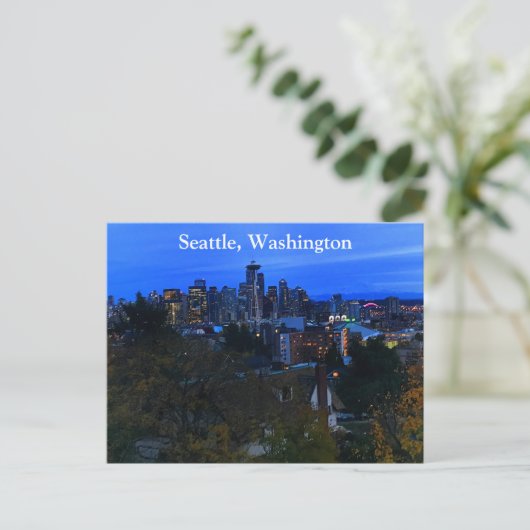 Carte postale Seattle Skyline #8 (Debout devant)