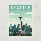 Carte Postale Seattle vintage (Devant)