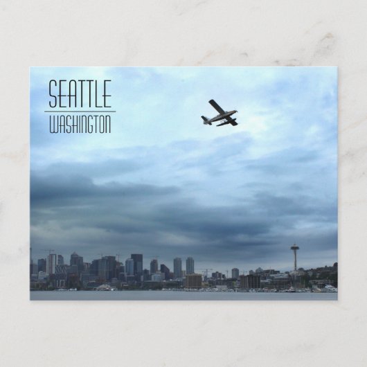 Carte Postale Seattle, WA Seaplane Taking Off from Lake Union (Devant)