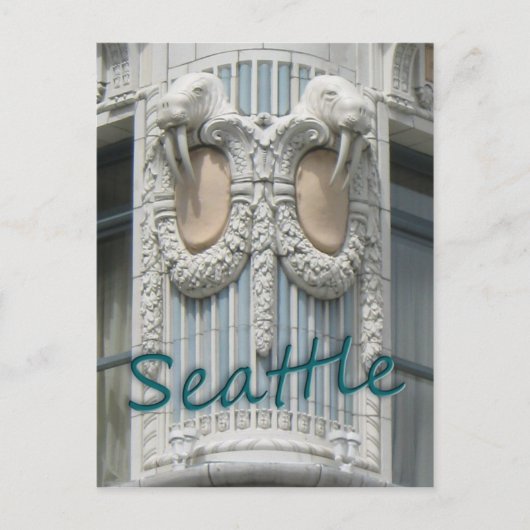 Carte Postale Seattle Walrus (Devant)
