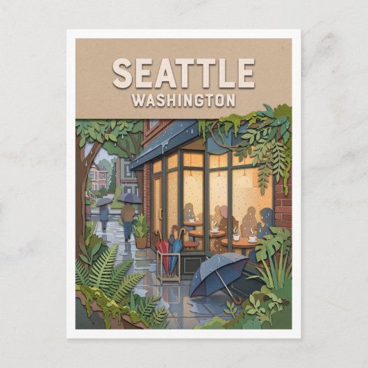 Carte Postale Seattle Washington (Devant)