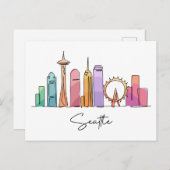 Carte Postale Seattle WASHINGTON (Devant / Derrière)