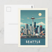 Carte Postale Seattle Washington (Devant / Derrière)