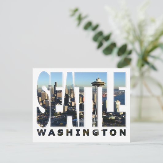 Carte postale Seattle, Washington (Debout devant)