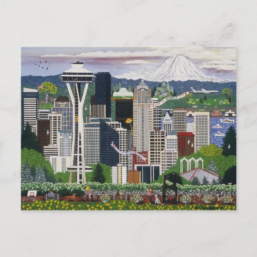 Carte Postale Seattle Washington (Devant)