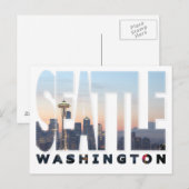 Carte postale Seattle, Washington (Devant / Derrière)
