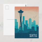 Carte Postale Seattle Washington (Devant / Derrière)