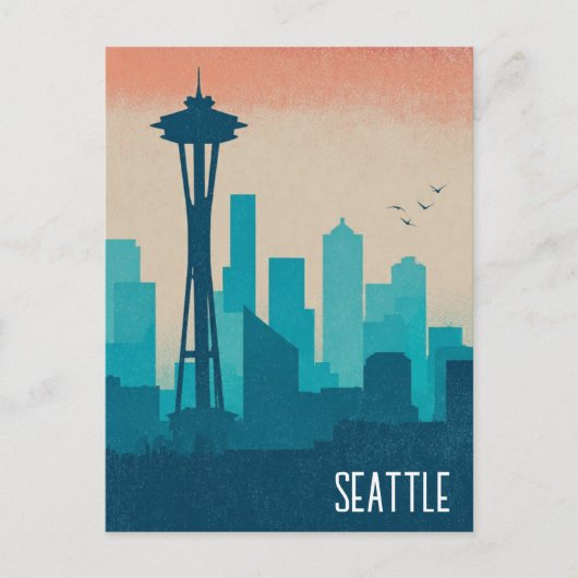 Carte Postale Seattle Washington (Devant)