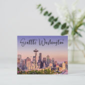 Carte postale Seattle Washington City (Debout devant)